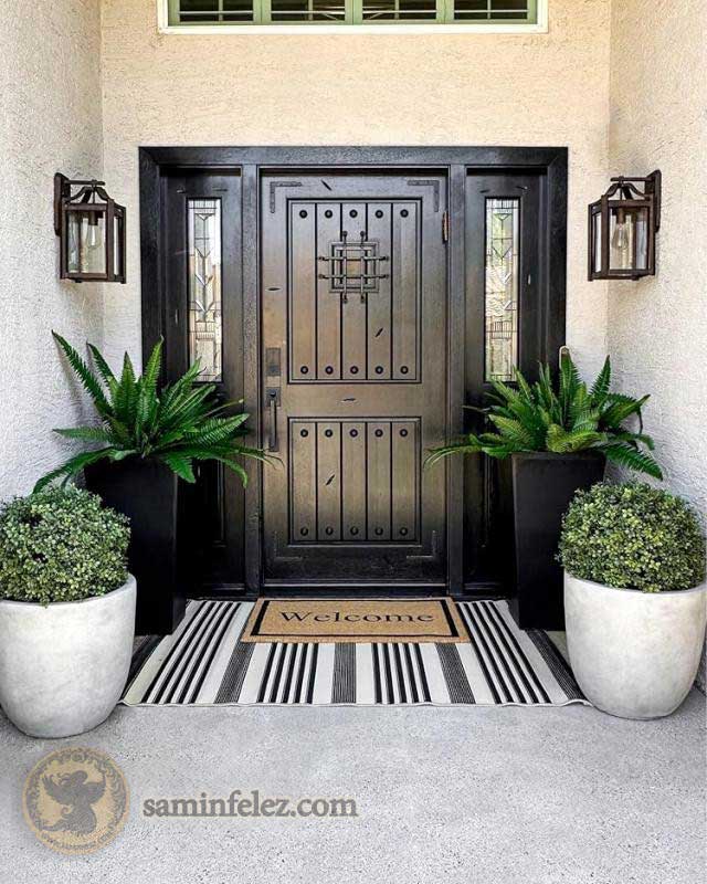 درب لابی آپارتمان آیرون‌گِیت کد SL-026